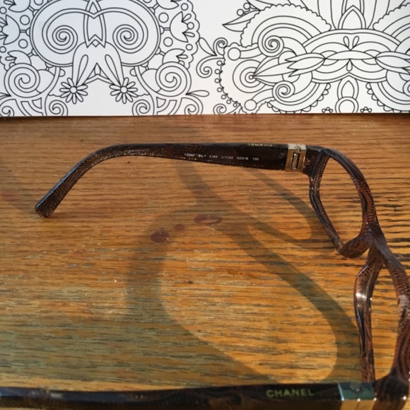 Chanel eyeglasses frames only ==3165==52-16-130==preowned but in good shape - Picture 3 of 12